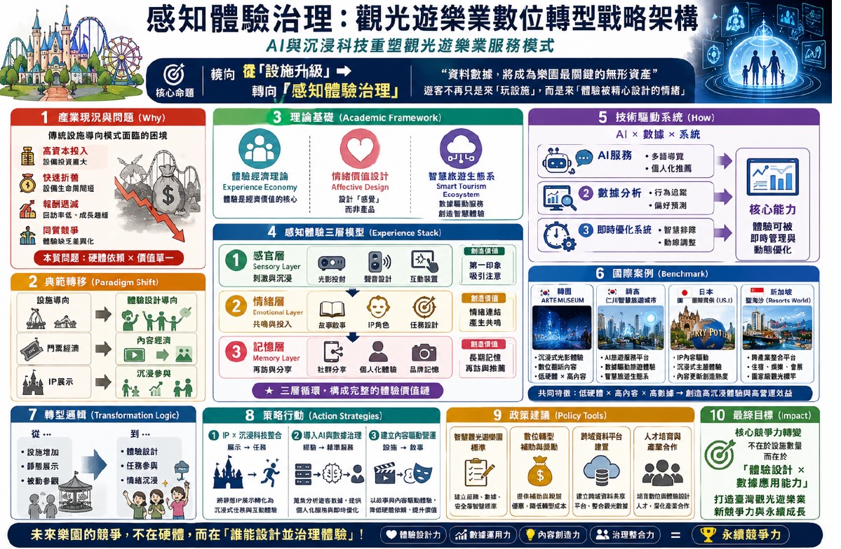 從「設施升級」到「感知體驗治理」 AI與沉浸科技重塑觀光遊樂業服務模式